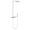Shower system with thermostatic for wall mounting